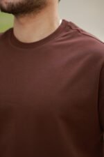 Erkek Kısa Kollu Basic Oversize Tshirt - Görsel 3