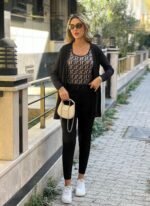 Kadın Uzun Kollukrep üçlü Takım - Görsel 7