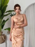 Dora Çiçek Detaylı Elbise - Görsel 4