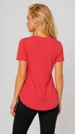 Kadın Yırtmaç Detaylı Viskon Kumaş Bluz - Görsel 2