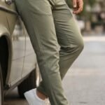 Erkek Slim Fit Dilli Kumaş Pantolon