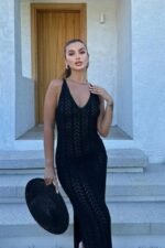 Rosalia Sırt Dekolteli Elbise 2761 - Görsel 3