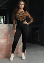 Kadın Siyah Krep Kumaş Pantolon - Görsel 4