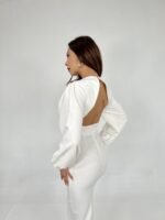 6530 ELBİSE-EKRU - Görsel 5