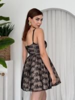 Toba İp Askılı Elbise - Görsel 7