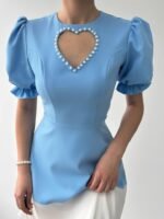 Safe Kalp Detaylı Elbise - Görsel 7