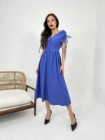 5486 ELBİSE-MOR - Görsel 2