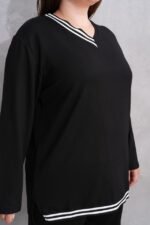 Kadın Yeni Sezon Uzun Kollu Ribana Detay Ikili Takım - Görsel 10