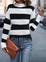 Kadın Uzun Kollu Balıkçı Yaka Triko Bluz - Görsel 3