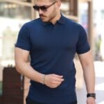 Erkek Hemşire Yaka Kısa Kollu Tişört