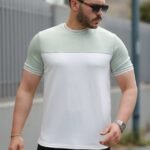 Erkek Parçalı Renk Kısa Kollu Tişört