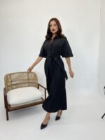 5318 ELBİSE-SİYAH - Görsel 4