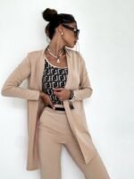 Kadın Uzun Kollu Krep üçlü Takım - Görsel 8