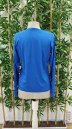 Kadın Uzun Kollu Bisiklet Yaka Ayçiçeği Desenli Viskon Bluz - Görsel 6