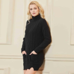 Loren Yünlü Motifli Midi Boy Triko Elbise - Görsel 7