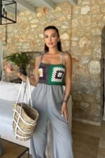 Jasmin Süzüneli Keten Tulum 1280-08 - Görsel 4