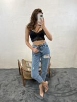 5778 DENİM CARROT FIT-MAVİ - Görsel 2