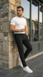 Erkek Slim Fit Dilli Kumaş Pantolon - Görsel 2