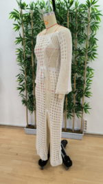 Kadın Ispanyol Kollu Triko Tam Boy Pareo - Görsel 10