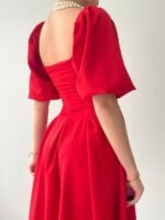 Benjamin Çan Etekli Midi Boy Elbise - Görsel 6