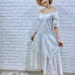 Beyaz Dantelli New Elbise