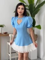 Safe Kalp Detaylı Elbise - Görsel 3