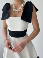 Miron Omuz Fiyonklu Elbise - Görsel 5