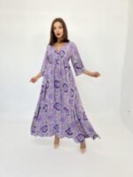 7035 ELBİSE-MOR - Görsel 4