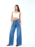 7398 KOT PANTOLON-MAVİ - Görsel 2