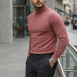 Erkek Boğazlı Yaka Uzun Kollu Triko