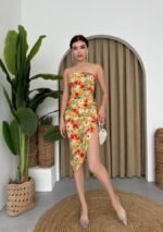 Emelıe Straplez Elbise - Görsel 4