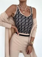 Kadın Uzun Kollu Krep üçlü Takım - Görsel 5