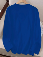 Kadın Uzun Kollu Bisiklet Yaka Ayçiçeği Desenli Viskon Bluz - Görsel 4