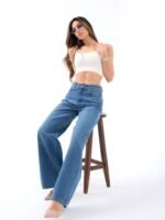 7418 KOT PANTOLON-MAVİ - Görsel 5