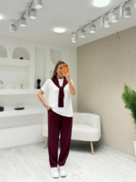 Kadın şal Yaka 3 Parça Takım - Görsel 2