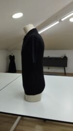 Erkek Kısa Kollu Yakalı çizgi Desenli Triko Bluz - Görsel 5