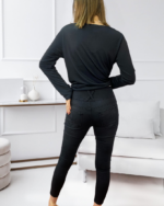 Yüksek Bel Likralı Kot Pantolon - Görsel 5