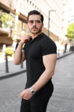 Erkek Kısa Kollu Yakalı Tişört - Görsel 5