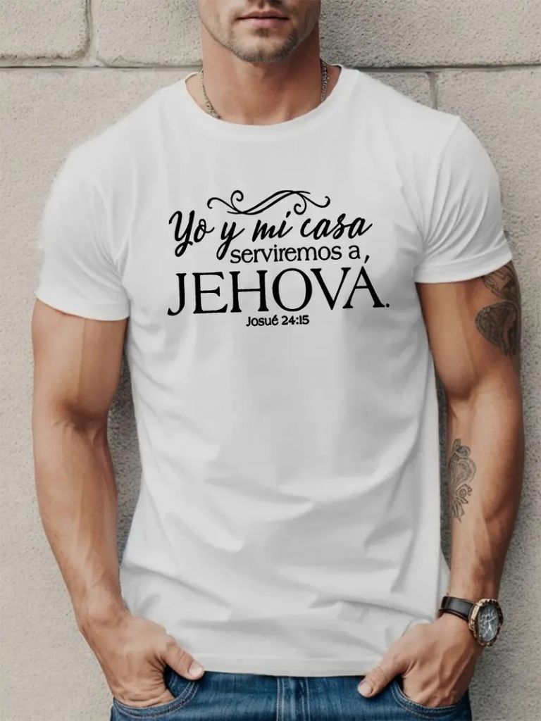 Erkek Jehova Baskılı Süprem T-shirt Erkek Jehova Baskılı Süprem T-shirt - Görsel 1