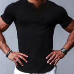 Erkek Kısa Kollu V Yaka Süprem T-shirt