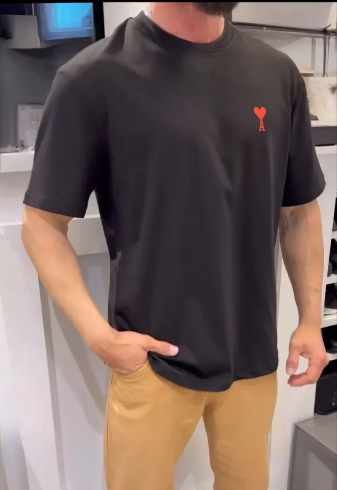 TY663a9acf46cc8663a9acf46cca.webp Unisex Bisiklet Yaka Baskılı Oversize T-Shirt - Siyah - Görsel 1
