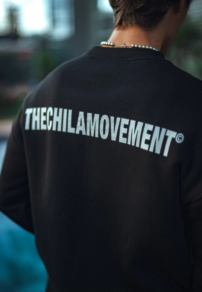 TY66f72874e100466f72874e1007.png Kışlık Bisiklet Yaka Oversize Baskılı SweatShirt - Siyah - Görsel 1