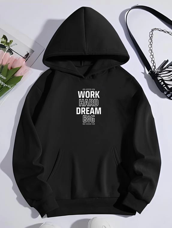 TY672545a7a01ab672545a7a01ac.png Kışlık Üç İplik Kapşonlu SweatShirt - Siyah - Görsel 1