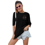 Baskılı T-shirt - Siyah - Görsel 2