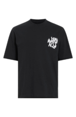 Erkek Baskılı Oversize T-shirt - Siyah - Görsel 3