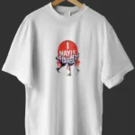 1 Mayıs Emek Ve Dayanışma Günü Baskılı Oversize Bisiklet Yaka T-shirt - Beyaz