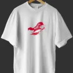 1 Mayıs Emekçiler Günü Baskılı Oversize Bisiklet Yaka T-shirt - Beyaz