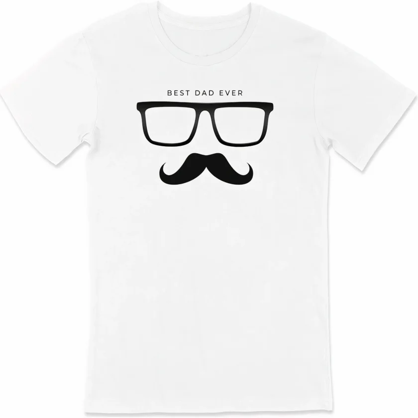 TY6a29a223135e06a29a223135e3.webp Babalar Günü Hediye Baba Temalı Baskılı Oversize Bisiklet Yaka T-shirt - Beyaz - Görsel 1