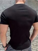 Erkek Kısa Kollu Bisiklet Yaka Burgu Tişört - Görsel 2
