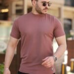Erkek Yarım Balıkçı Yaka Kısa Kollu T-shirt